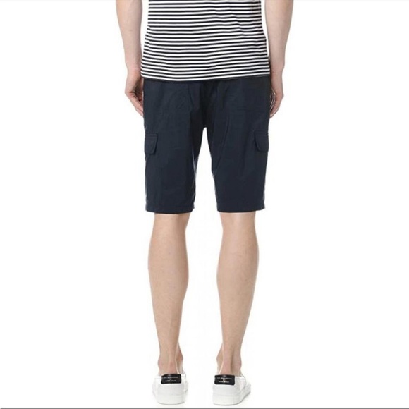 VINCE Men's Drawstring Utility Shorts in Coastal Blue NWT - Picture 4 of 5